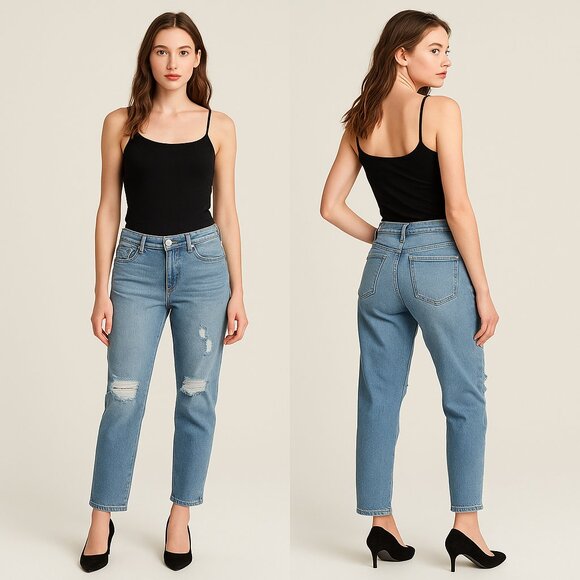 SO Denim - SO🌺 Women’s Low-Rise Distressed Boyfriend Jeans 👖🔥😎 Size 3